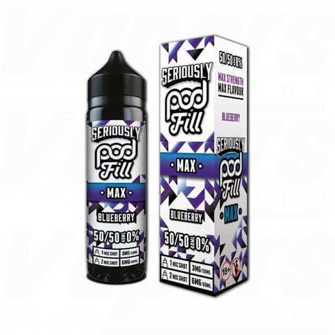 Shop Seriously Pod Fill Max 50ml E - Liquid - Seriously Pod Fill Max 50ml E - Liquid - Vape Blaze