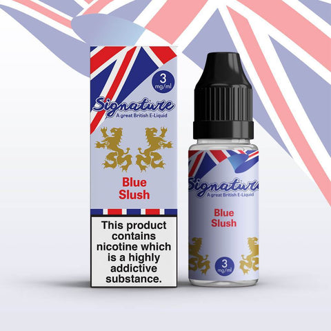 Shop Signature Blue Slush - 10ml (Pack of 10) - Signature Blue Slush - 10ml (Pack of 10) - Vape Blaze