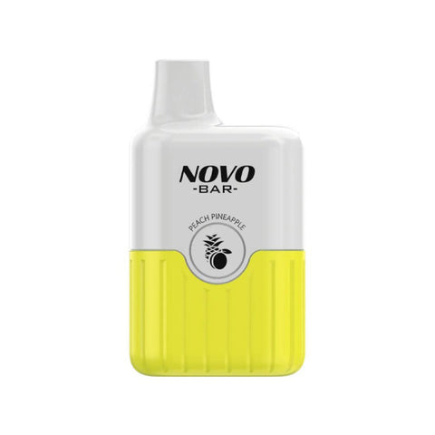 Shop Smok Novo Bar B600 Disposable Vape Pod Device - Smok Novo Bar B600 Disposable Vape Pod Device - Wolfvapes.co.uk - Peach Pineapple - Vape Blaze