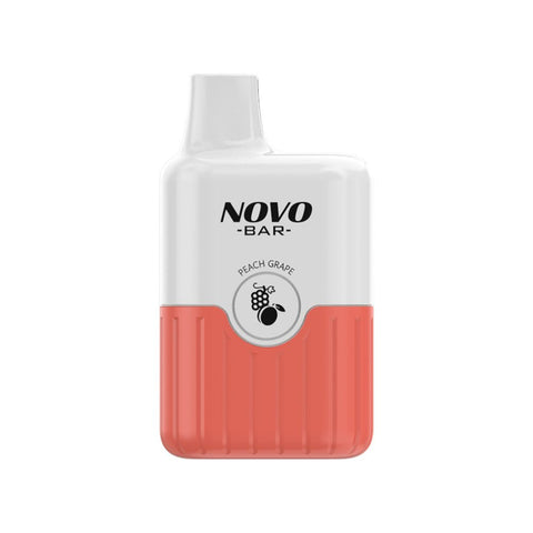 Shop Smok Novo Bar B600 Disposable Vape Pod Device - Smok Novo Bar B600 Disposable Vape Pod Device - Wolfvapes.co.uk - Peach Grape - Vape Blaze