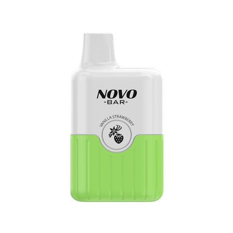 Shop Smok Novo Bar B600 Disposable Vape Pod Device - Smok Novo Bar B600 Disposable Vape Pod Device - Wolfvapes.co.uk - Vanila Strawberry - Vape Blaze