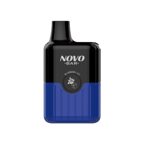 Shop Smok Novo Bar B600 Disposable Vape Pod Device - Smok Novo Bar B600 Disposable Vape Pod Device - Wolfvapes.co.uk - Blueberry Ice - Vape Blaze