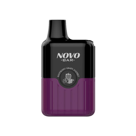 Shop Smok Novo Bar B600 Disposable Vape Pod Device - Smok Novo Bar B600 Disposable Vape Pod Device - Wolfvapes.co.uk - Raspberry Grape Sherbet - Vape Blaze