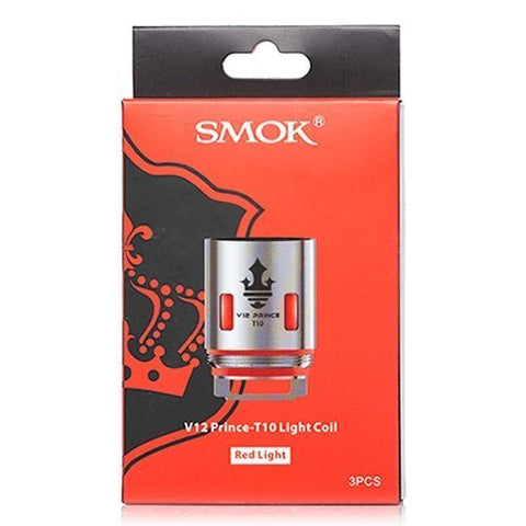 Shop Smok Tfv12 V12 Prince - T10 - 0.12 ohm - Coils - 3pack - Smok Tfv12 V12 Prince - T10 - 0.12 ohm - Coils - 3pack - Vape Blaze