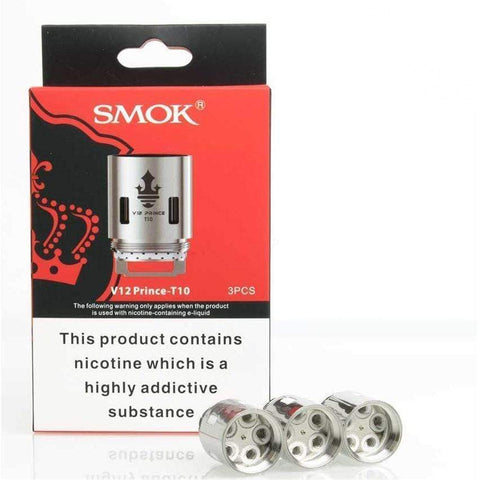 Shop Smok V12 Prince - T10 - 0.12 ohm - Coils - Smok V12 Prince - T10 - 0.12 ohm - Coils - Vape Blaze