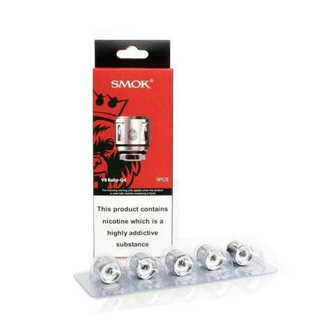 Shop Smok V8 Baby - Q4 - 0.40 ohm - Coils - Smok V8 Baby - Q4 - 0.40 ohm - Coils - Vape Blaze