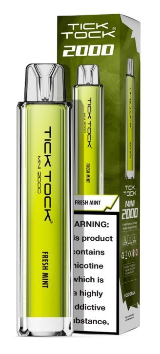 Shop Tick Tock Mini 2000 Disposable Vape Box of 5 - Tick Tock Mini 2000 Disposable Vape Box of 10 - Vape Wholesale Mcr - Vape Blaze