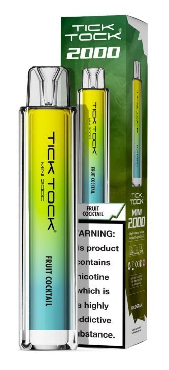 Shop Tick Tock Mini 2000 Disposable Vape Box of 5 - Tick Tock Mini 2000 Disposable Vape Box of 10 - Vape Wholesale Mcr - Vape Blaze