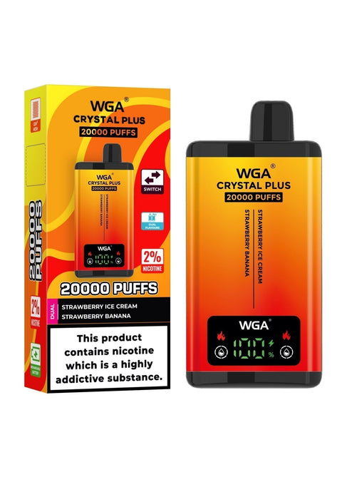 Shop WGA Crystal Plus 20000 Disposable Vape - WGA Crystal Plus 20000 Disposable Vape - Vape Blaze