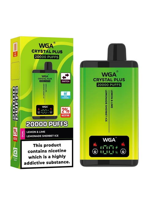 Shop WGA Crystal Plus 20000 Disposable Vape - WGA Crystal Plus 20000 Disposable Vape - Vape Blaze