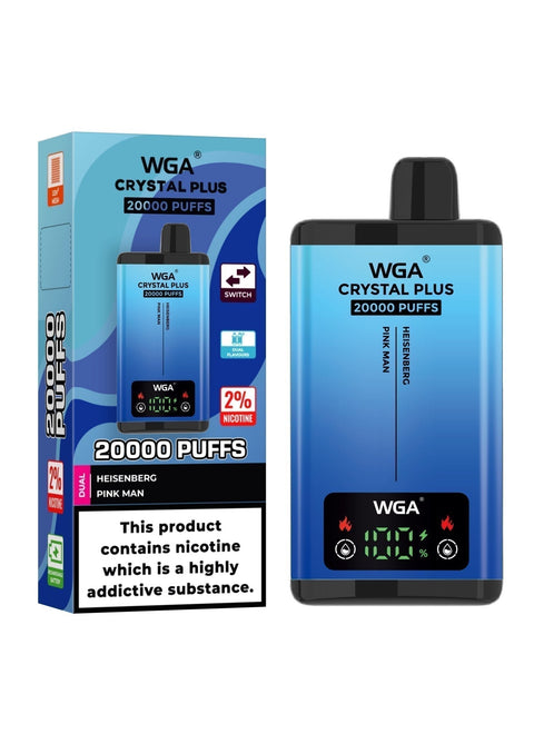 Shop WGA Crystal Plus 20000 Disposable Vape - WGA Crystal Plus 20000 Disposable Vape - Vape Blaze