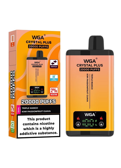 Shop WGA Crystal Plus 20000 Disposable Vape - WGA Crystal Plus 20000 Disposable Vape - Vape Blaze