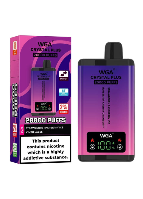 Shop WGA Crystal Plus 20000 Disposable Vape - WGA Crystal Plus 20000 Disposable Vape - Vape Blaze