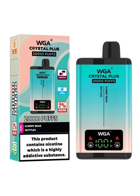 Shop WGA Crystal Plus 20000 Disposable Vape - WGA Crystal Plus 20000 Disposable Vape - Vape Blaze