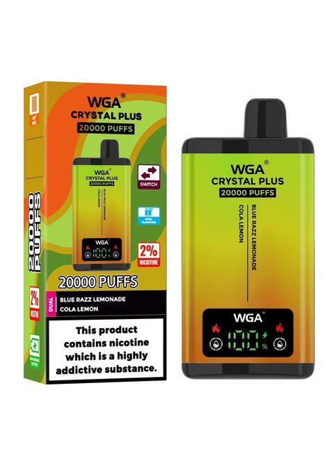 Shop WGA Crystal Plus 20000 Disposable Vape - WGA Crystal Plus 20000 Disposable Vape - Vape Blaze