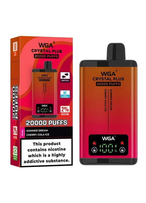 Shop WGA Crystal Plus 20000 Disposable Vape - WGA Crystal Plus 20000 Disposable Vape - Vape Blaze