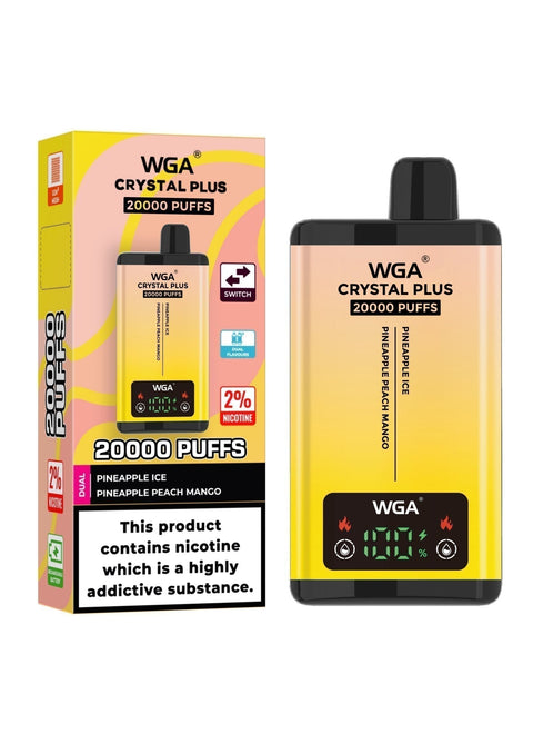 Shop WGA Crystal Plus 20000 Disposable Vape - WGA Crystal Plus 20000 Disposable Vape - Vape Blaze