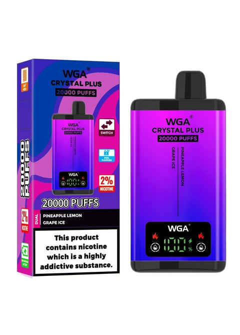 Shop WGA Crystal Plus 20000 Disposable Vape - WGA Crystal Plus 20000 Disposable Vape - Vape Blaze