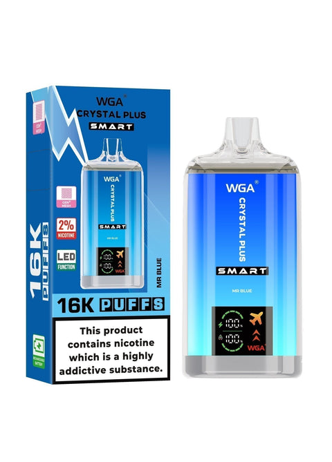 Shop WGA Crystal Plus Smart 16000 Disposable Vape - WGA Crystal Plus Smart 16000 Disposable Vape - Vape Blaze