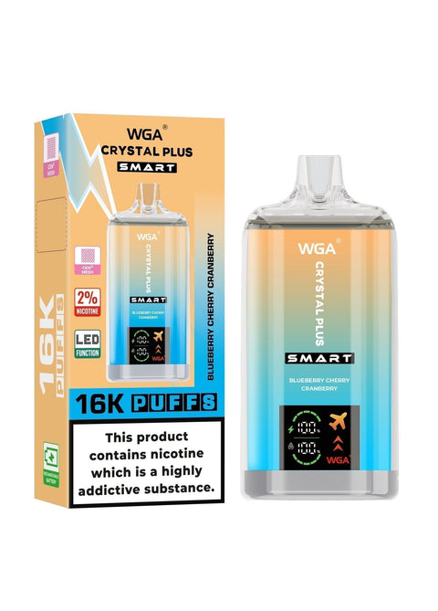 Shop WGA Crystal Plus Smart 16000 Disposable Vape - WGA Crystal Plus Smart 16000 Disposable Vape - Vape Blaze