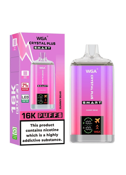 Shop WGA Crystal Plus Smart 16000 Disposable Vape - WGA Crystal Plus Smart 16000 Disposable Vape - Vape Blaze