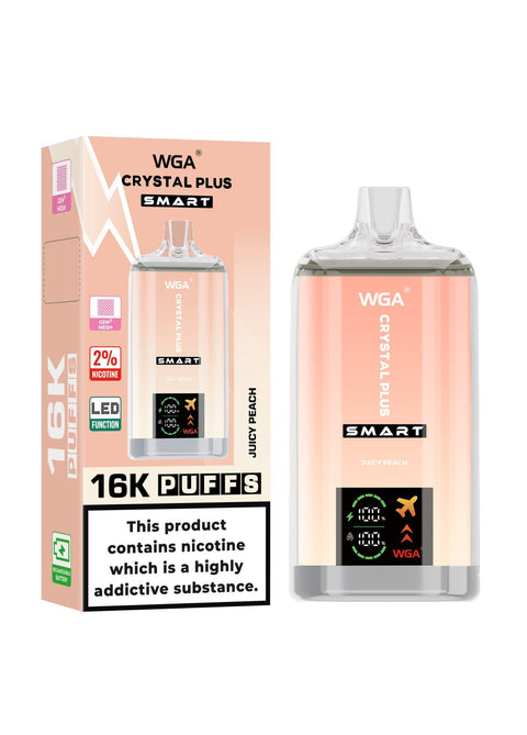 Shop WGA Crystal Plus Smart 16000 Disposable Vape - WGA Crystal Plus Smart 16000 Disposable Vape - Vape Blaze