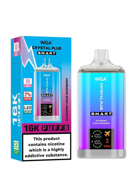 Shop WGA Crystal Plus Smart 16000 Disposable Vape - WGA Crystal Plus Smart 16000 Disposable Vape - Vape Blaze