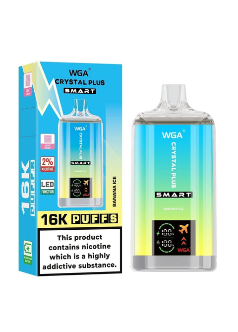 Shop WGA Crystal Plus Smart 16000 Disposable Vape - WGA Crystal Plus Smart 16000 Disposable Vape - Vape Blaze