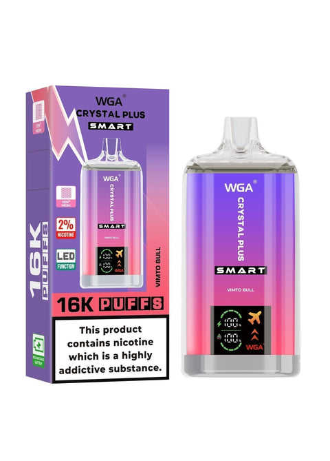 Shop WGA Crystal Plus Smart 16000 Disposable Vape - WGA Crystal Plus Smart 16000 Disposable Vape - Vape Blaze